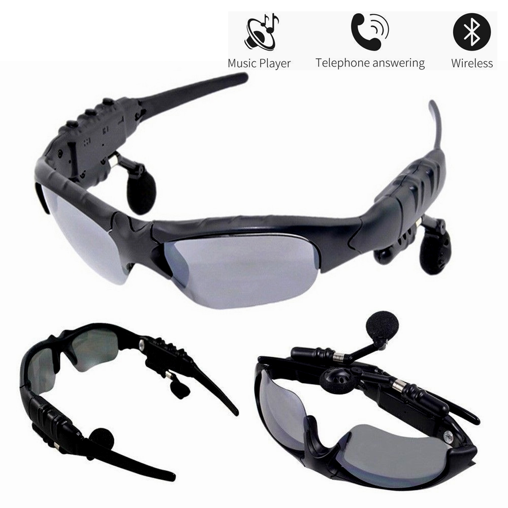 Bluetooth Headset Sunglasses, Outdoor Sports Bluetooth Sunglasses, Goggle With Bluetooth Headphone Earbuds, Riding Driving Bluetooth Sun Glasses