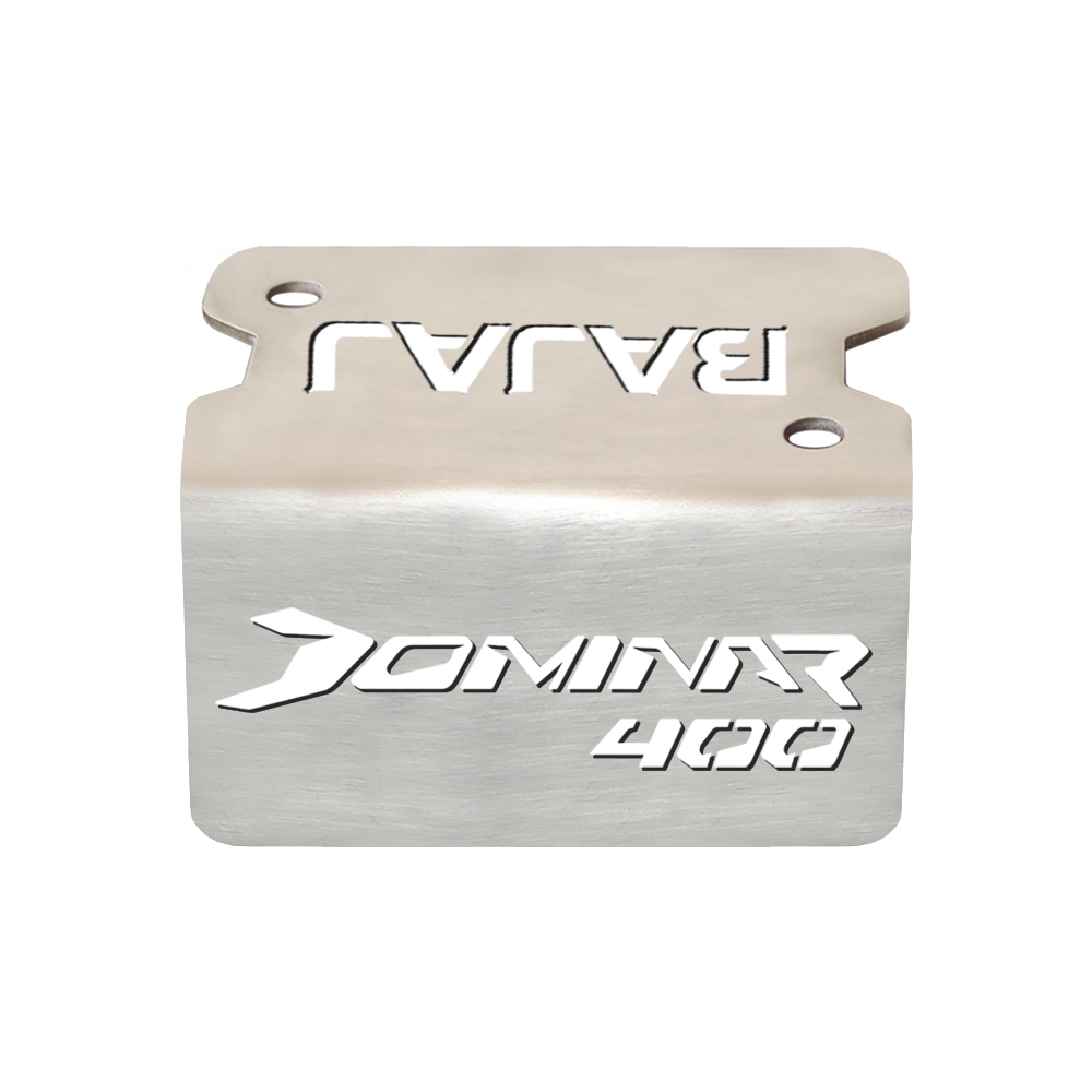 Decorative Stainless Steel Front Disk Brake Fluid Reservoir Oil Cap Cover Guard Protector for Bajaj Dominar 400