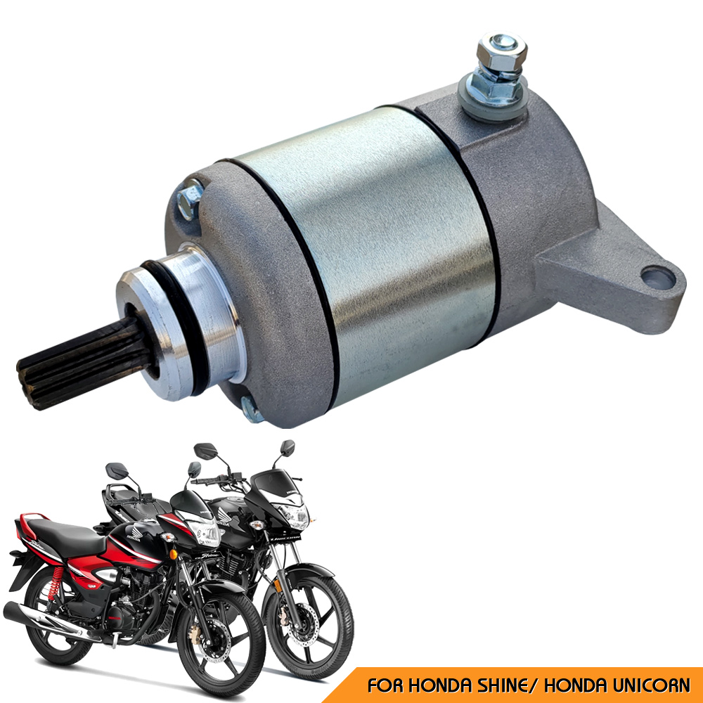 Self Starter Motor Assembly Compatible for Honda Shine/ Honda Unicorn