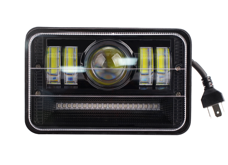 Projector LED Headlight for Hero Splendor, Splendor Plus & Splendor PRO with Red & Blue Flash