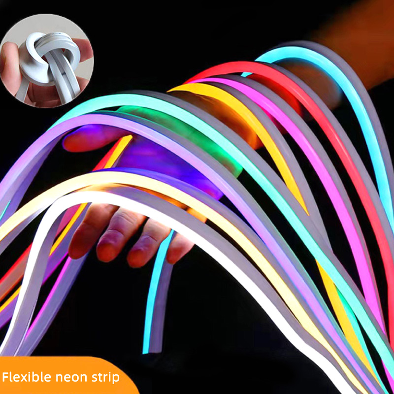 Flexible Waterproof Neon LED Strip 12V Silicone SMD 2835 120 LEDs