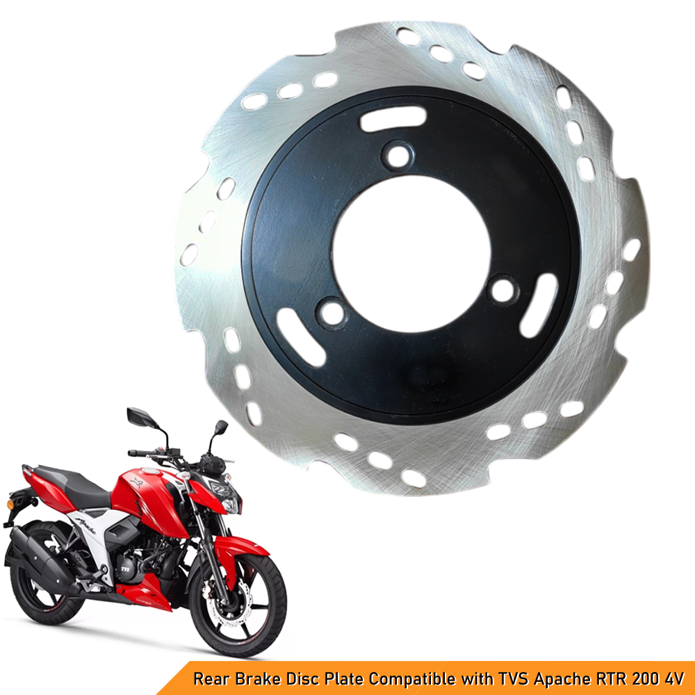 High Performance Rear Brake Disc Plate Compatible with TVS Apache RTR 200 4V