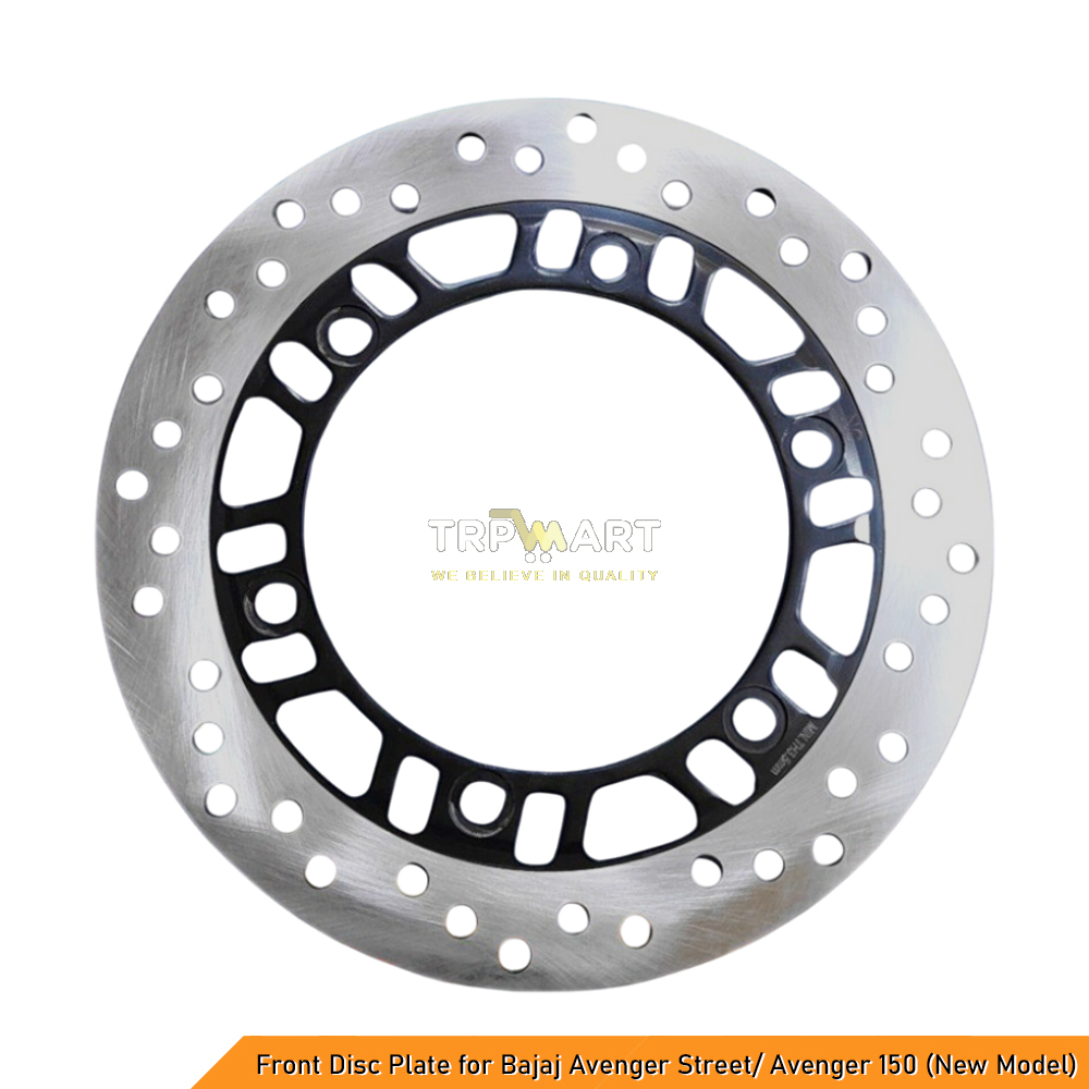 Front Brake Disc Plate Compatible with Bajaj Avenger Street/ Avenger 150 (New Model) - Premium Quality & Enhanced Braking