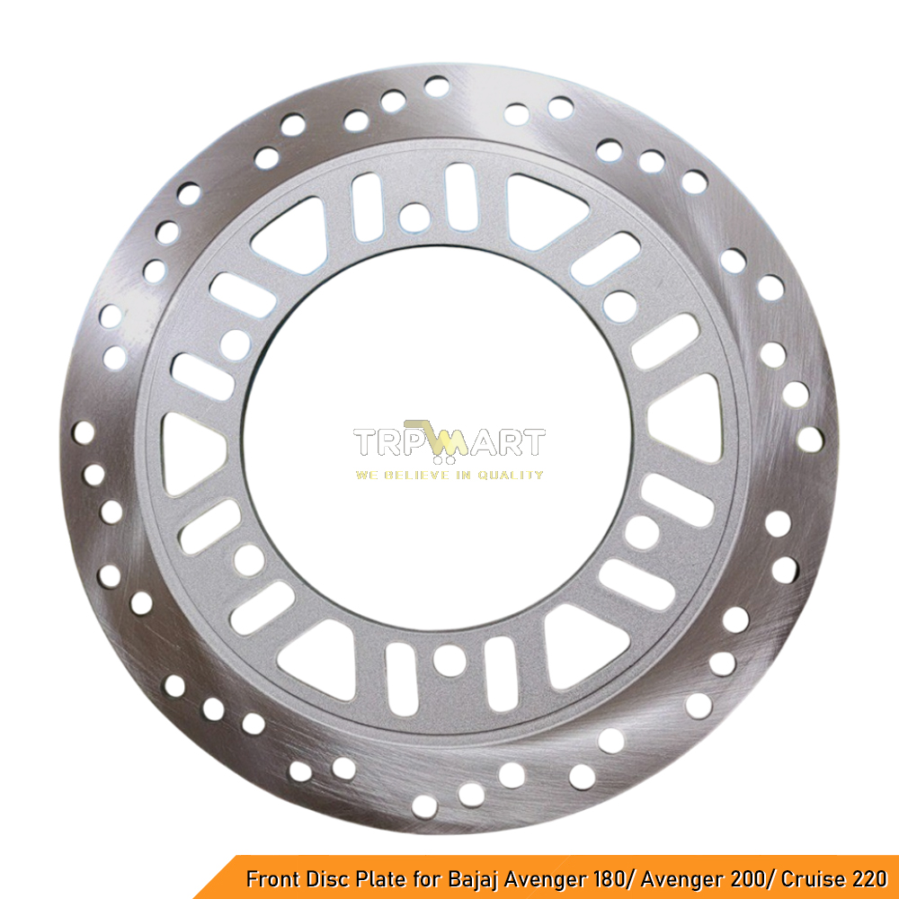 Front Brake Disc Plate Compatible for Bajaj Avenger 180/ Avenger 200/ Cruise 220 - Premium Quality & Enhanced Braking Performance