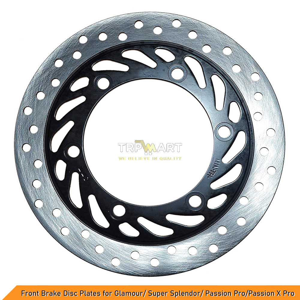 Front Brake Disc Plate for Hero Glamour, Super Splendor, Passion Pro, Passion X Pro, Hunk, Achiever, CBZ Xtreme, Xtreme - Premium Quality Replacement
