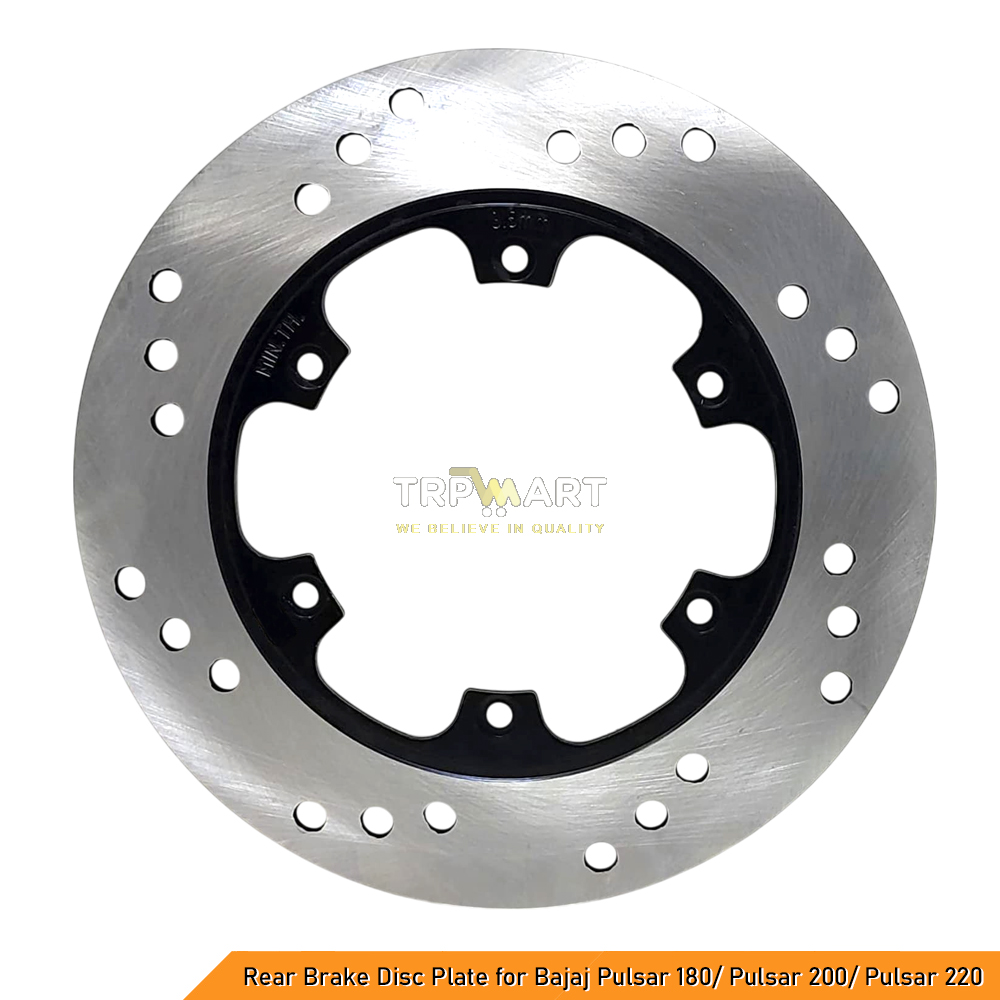 Rear Brake Disc Plate Compatible with Bajaj Pulsar 180/ 200/ 220 - High Performance & Reliable Stopping Power