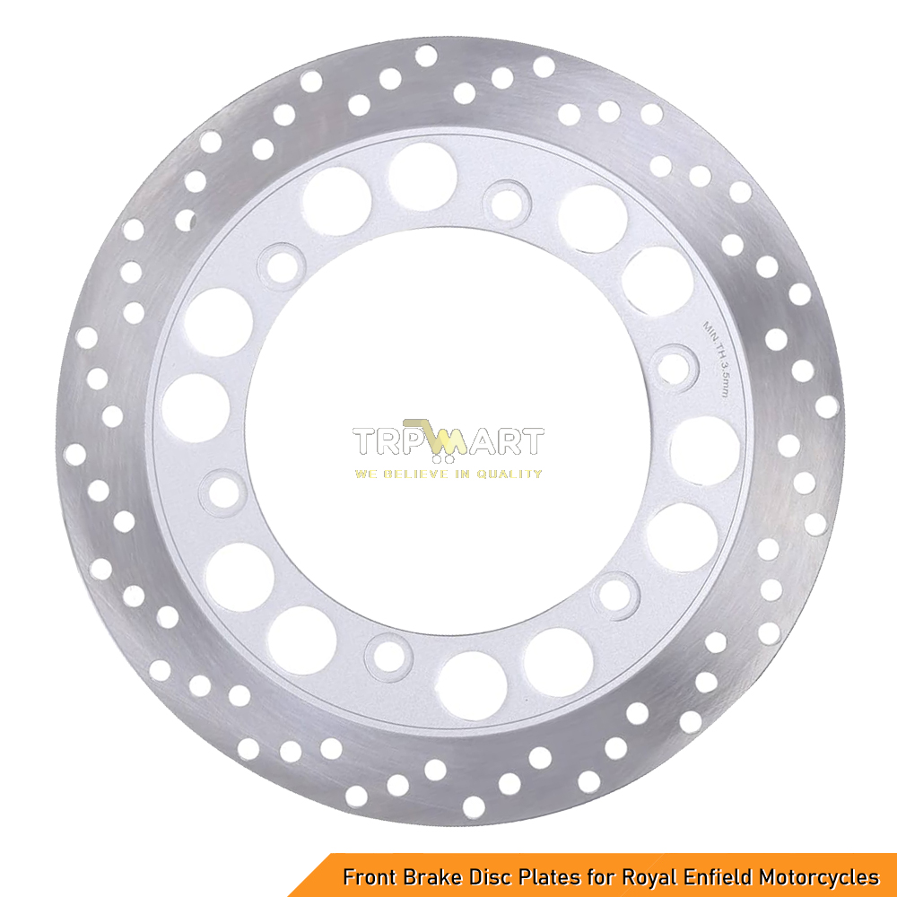 Front Brake Disc Plate Compatible for Royal Enfield Bullet 350/500, Classic 350/500, Thunderbird 350X/500X, Himalayan, Continental GT, Interceptor, Electra 350 – Genuine OEM Replacement