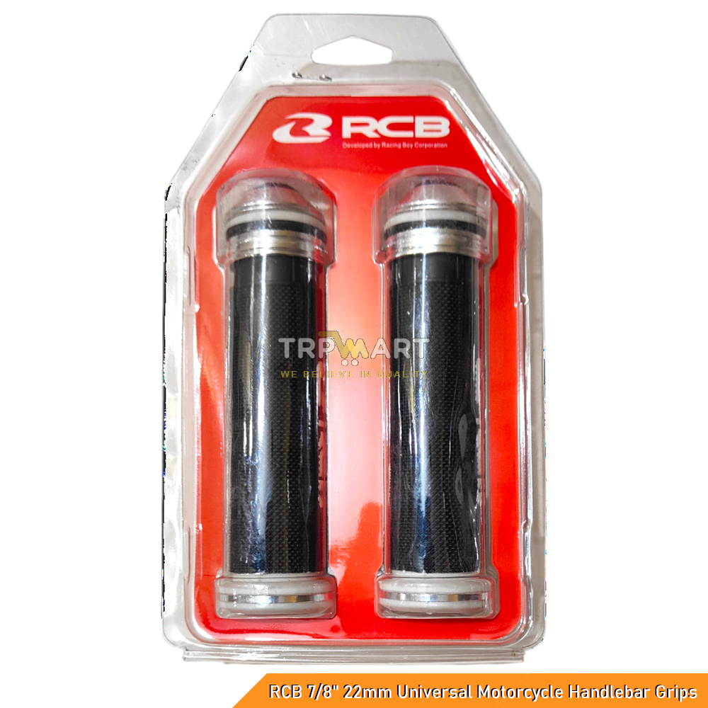 1 Pair Bicycle Handlebar End Grips Cover - Rubber MTB BMX Motocross - 22.2mm