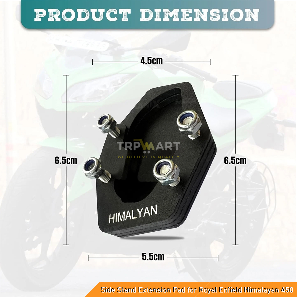 For Royal Enfield Himalaya 450 HIMALAYAN450 CNC Motorcycle Enlarged Bracket Extension Plate Pad Foot Side Bracket Accessories