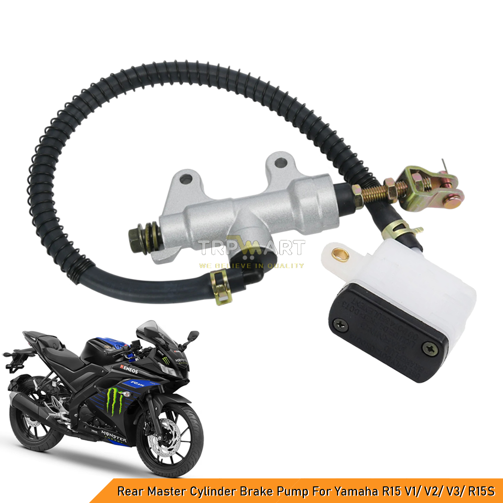 Rear Disc Brake Master Cylinder Assembly for Yamaha R15 V1/ V2/ V3/ R15S (All Models)