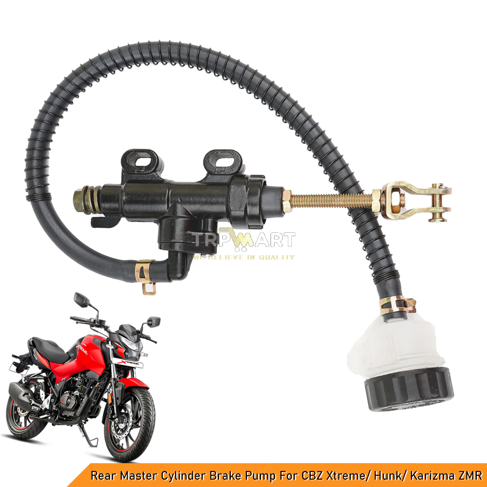 Rear Disc Brake Master Cylinder Assembly for Hero CBZ Xtreme, Hunk & Karizma ZMR - Premium Replacement Part