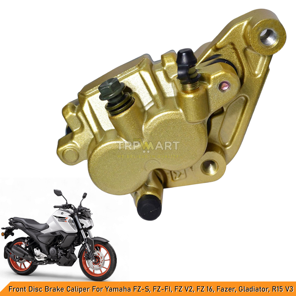 Premium Front Disc Brake Caliper Assembly for Yamaha FZ-S, FZ-FI, FZ V2, FZ 16, Fazer, Gladiator, R15 V3 – High-Quality Replacement Part