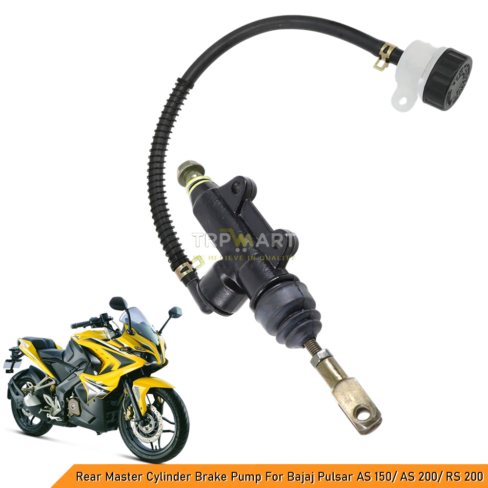 Rear Disc Brake Master Cylinder Assembly for Bajaj Pulsar AS 150 / AS 200 / RS 200 (2006 - Present) - Premium Quality Replacement Part