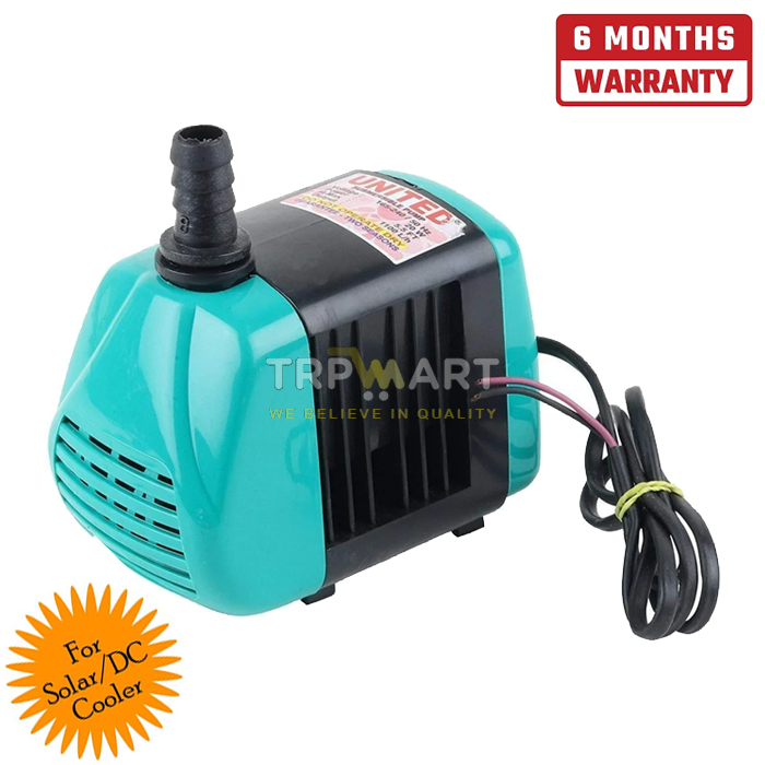 12V DC Submersible Pump/ Water Pump - Brushless Motor for Air Coolers, Desert Cooler, Aquarium, Fountain & DIY Project Use - Water Lift upto 2.2 Mtr (6 Months Warranty)