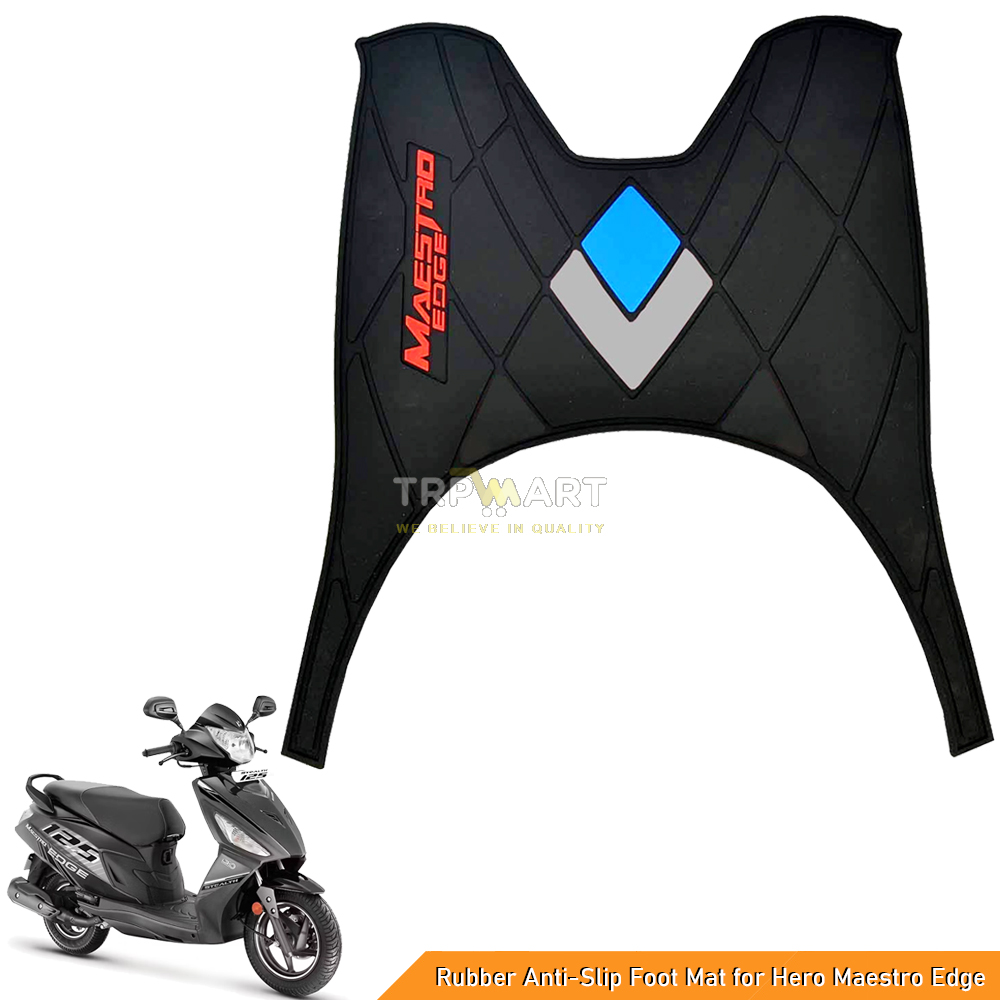 Premium Hero Maestro Edge Scooter Foot Mat - Waterproof, Anti-Skid Rubber Floor Mat - Durable All-Weather Protection (Multi Color)