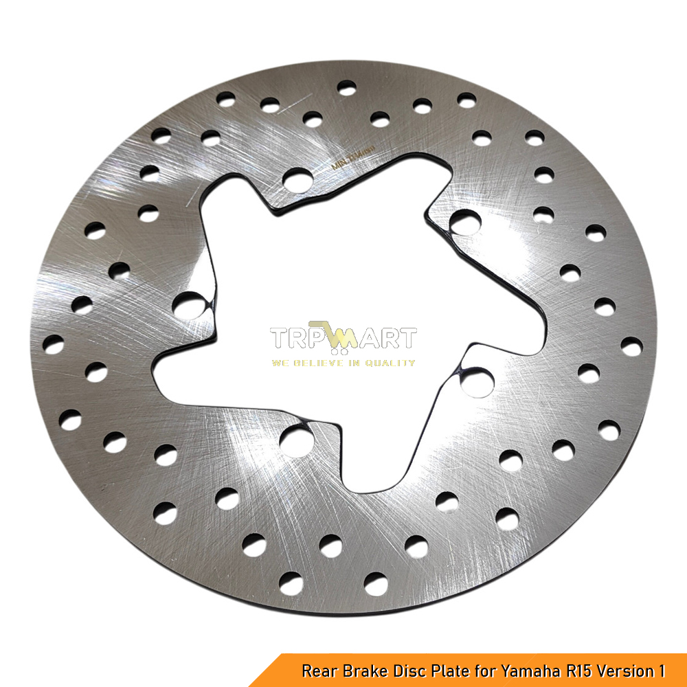 Rear Brake Disc Plate Compatible for Yamaha R15 V1 - High-Quality Durable Replacement Brake Rotor