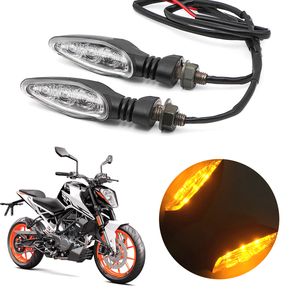 KTM Turn Signals Indicator Light Blinker Yellow Light Compatible for KTM Duke/ KTM RC/ All Motorcycle/ Bikes