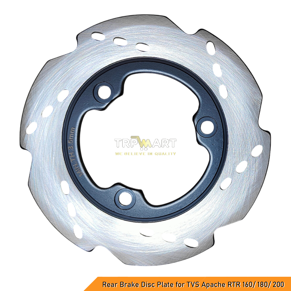 High-Quality Rear Brake Disc Plate for TVS Apache RTR 160/180 – Durable & Reliable Brake Rotor for Enhanced Performance