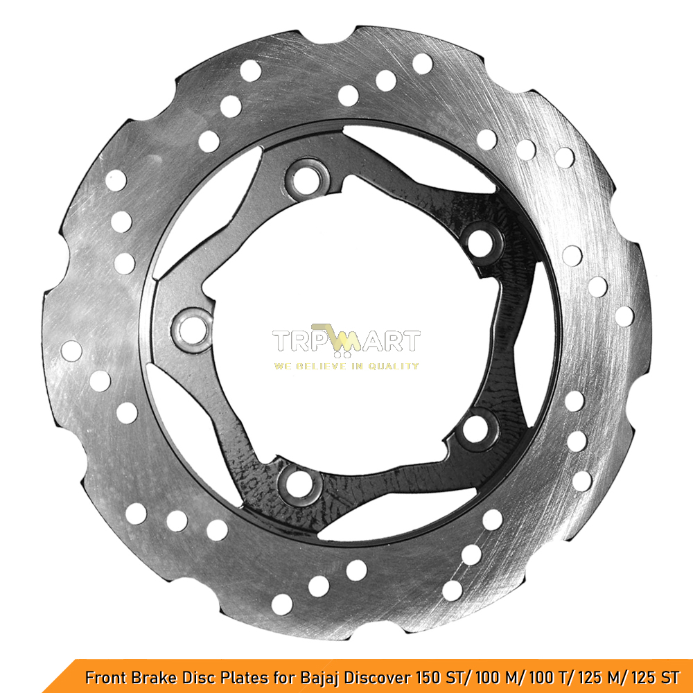 Front Brake Disc Plate Compatible with Bajaj Discover 150 ST/ Discover 100 M/ Discover 100 T/ Discover 125 M/ Discover 125 ST