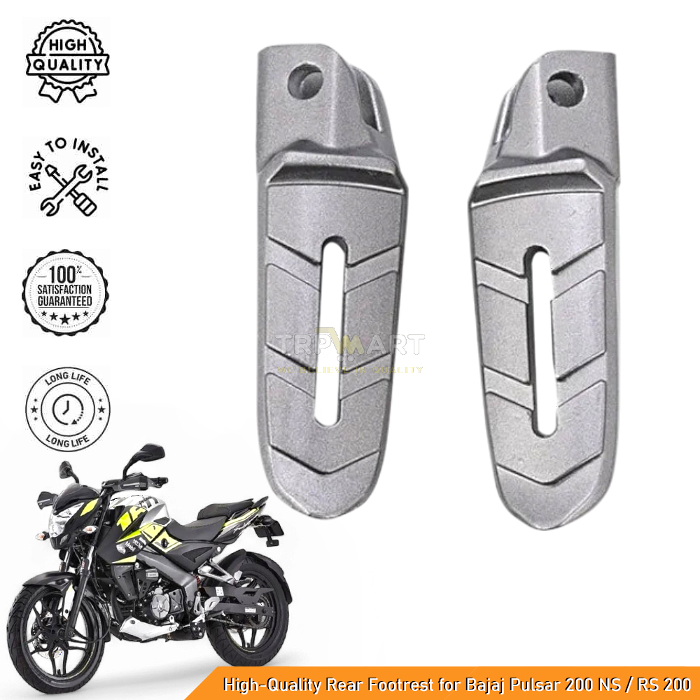 High-Quality Rear Footrest for Bajaj Pulsar 200 NS / RS 200 – Durable & Perfect Fit Replacement