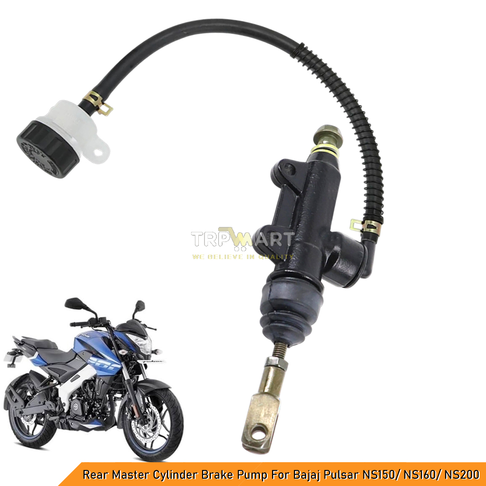 Rear Disc Brake Master Cylinder Assembly for Bajaj Pulsar NS150/ NS160/ NS200 (2006 - Present) - Premium Quality Replacement Part