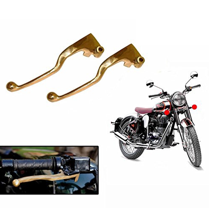 Decorative Super Finishing Pure Brass Brake & Clutch Lever for Royal Enfield 350/ 500 Bullet