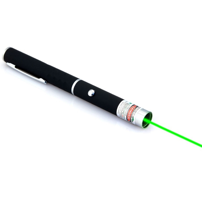 50mW High Power Beam Green Laser Pointer Pen Green Laser Pen + 2 Battery Free