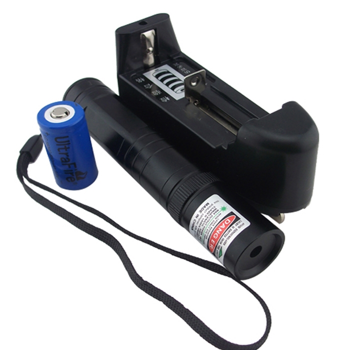100mW Rechargeable Red Green Laser Pointer Party Pen Disco Light 5 Mile + Free Battery