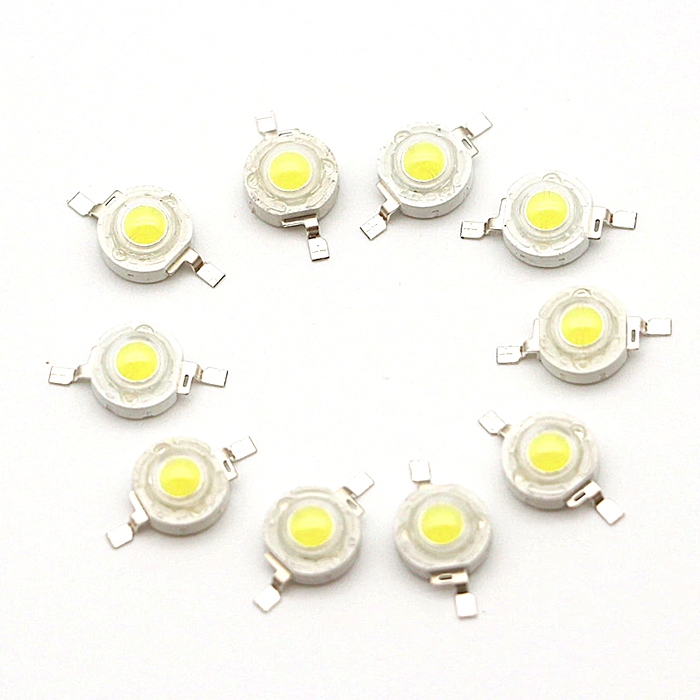 1 Watt SMD LED Pure White High Power 120LM LED Lamp Bulb, Ultra Bright 1W SMD LED