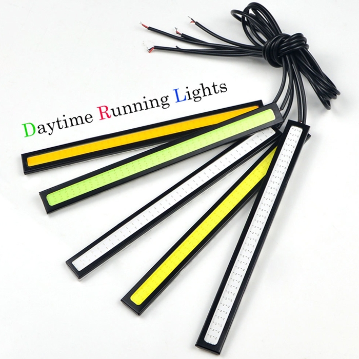 Daytime Running Lights LED DRL Universal COB Waterproof 9W LED 12V, Fog Light 17 CM - 2 Pcs