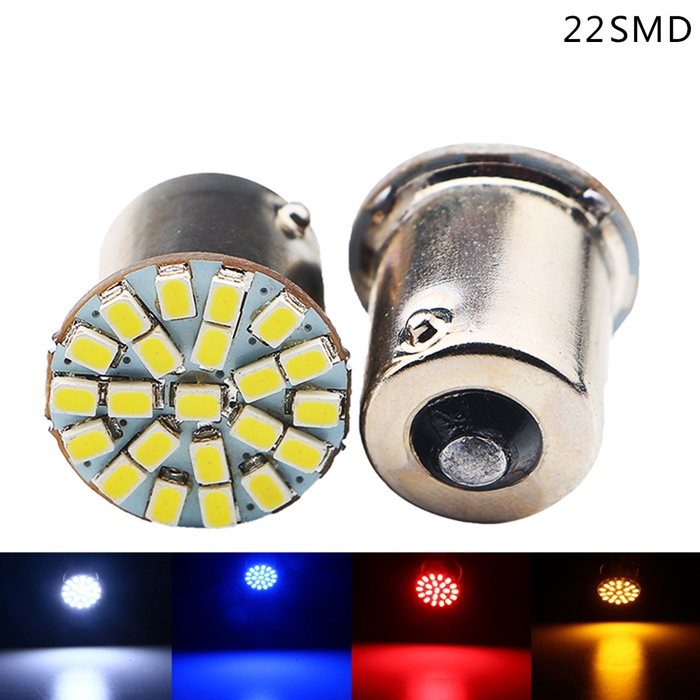 22 SMD LED Bulb for Indicator/ Tail Break Stop/ Turn Signal Light, DC 12V LED Light For Car & Bikes, BA15s (1156) LED Bulb (4 Pcs)