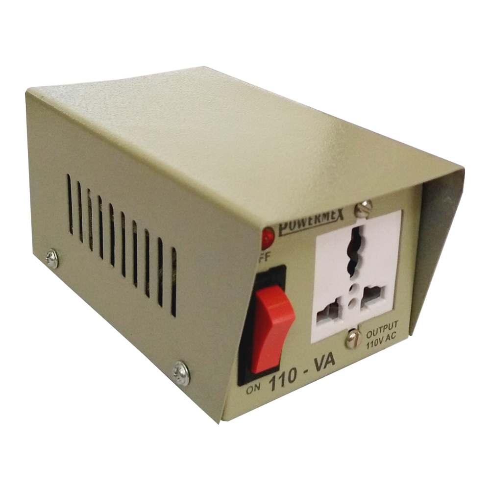 220V to 110V AC 100 Watt Step Down Converter, Transformer Base Voltage Converter, 100W Step Down Converter