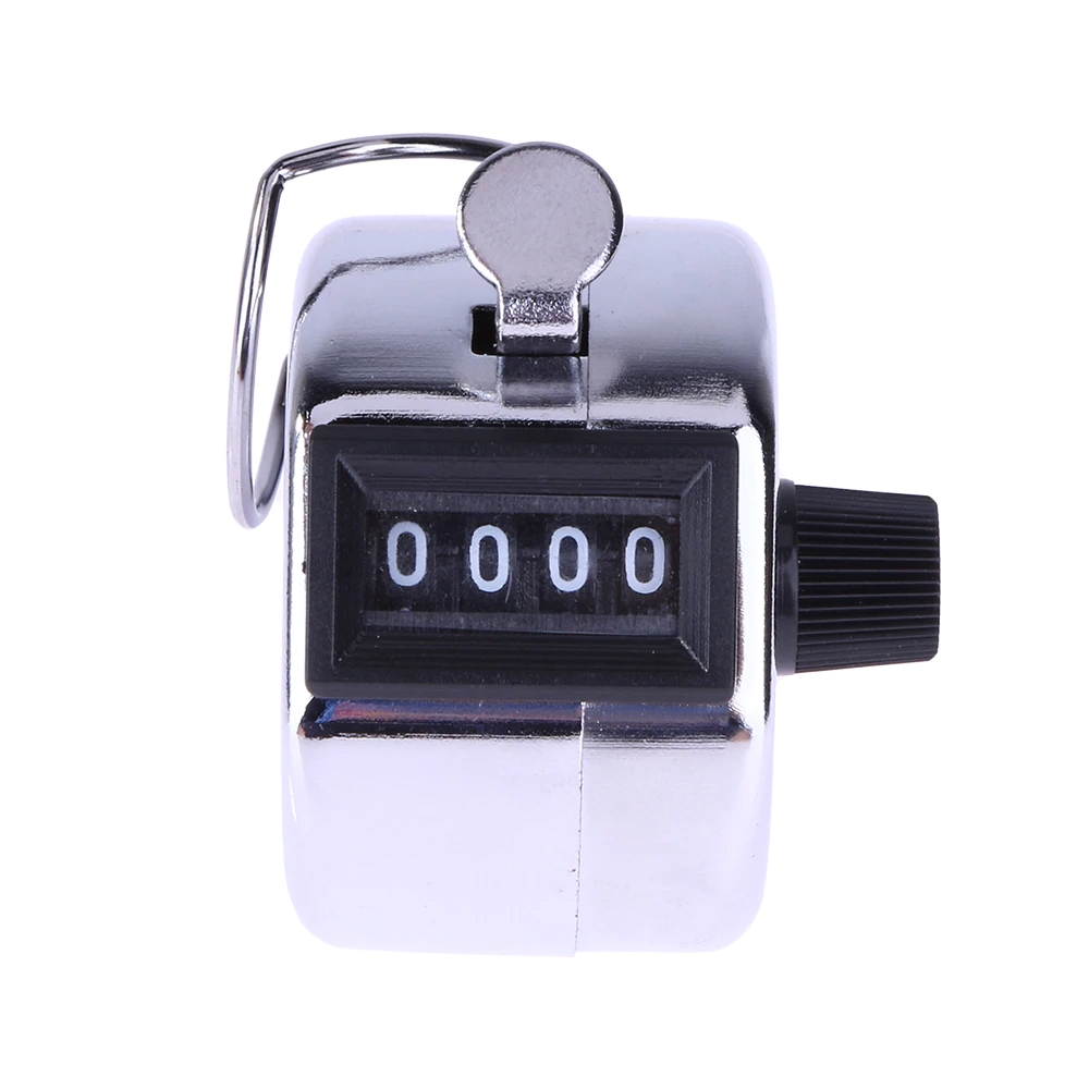 4 Digits Display Hand Held Tally Counter Numbers Clicker, Analog Tally Counter for Mantras, Yoga, Golf, GYM, Circuit Training, Track & field Events