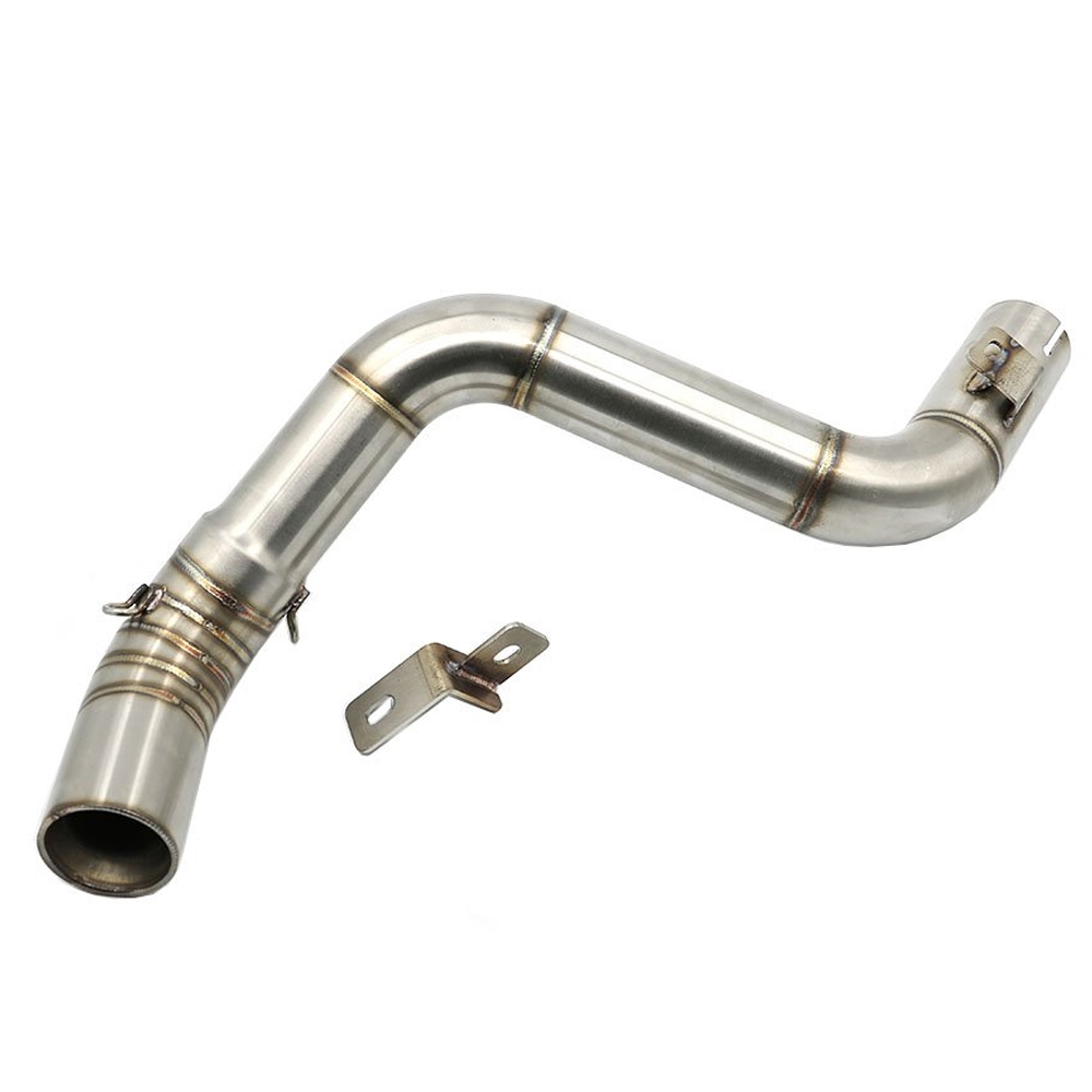 Stainless Steel Motorcycle Exhaust Middle Muffler Bend Pipe for KTM DUKE 125/ DUKE 200/ DUKE 250/ DUKE 390 (2012-2016 Models)