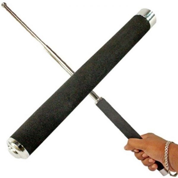 Self Defense Security Baton Telescopic Folding Metal Stick, Safety Rod