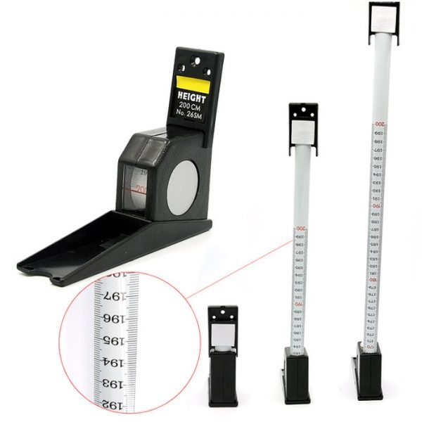 Height Measuring Scale Wall Mounted Stature Meter Tape (200cm/ 78inch)