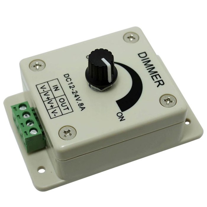 12-24V Power Saver 8A LED Light Dimmer Brightness Adjustable