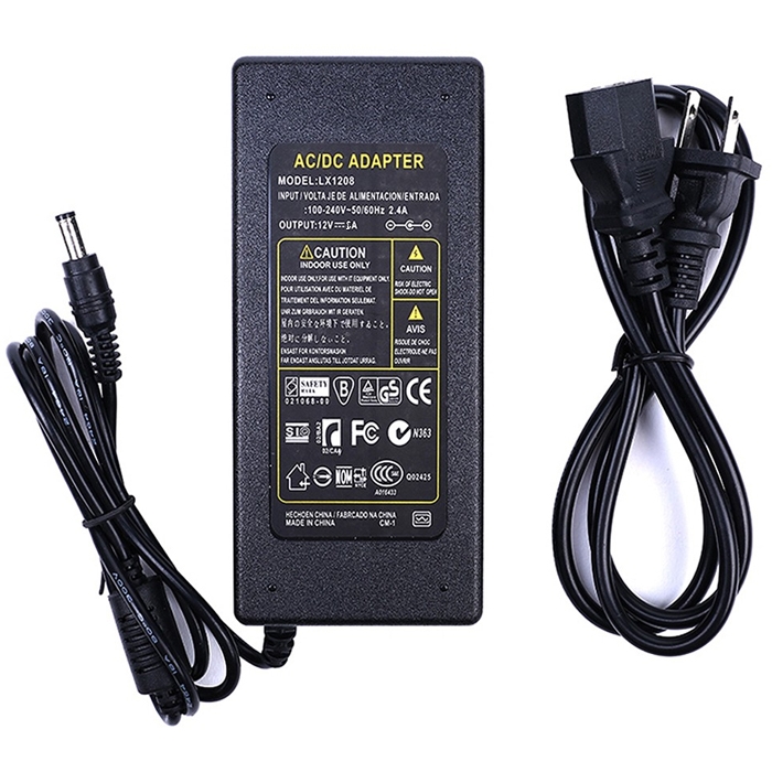 INVENTO 12V 5A 60 Watt DC Power Supply AC Adaptor SMPS AC to DC