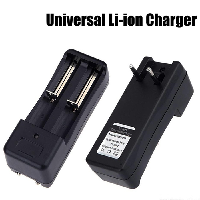 Universal Dual Battery Charger for Li-ion 3.7V 18650/ 16340/ 14500/ 17670/ CR123A Battery