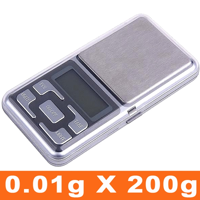 200g Digital Display Mini Pocket Weight Scale, Portable Measurement Weighing Machine, Precision Digital LED Pocket Jewelry Scale