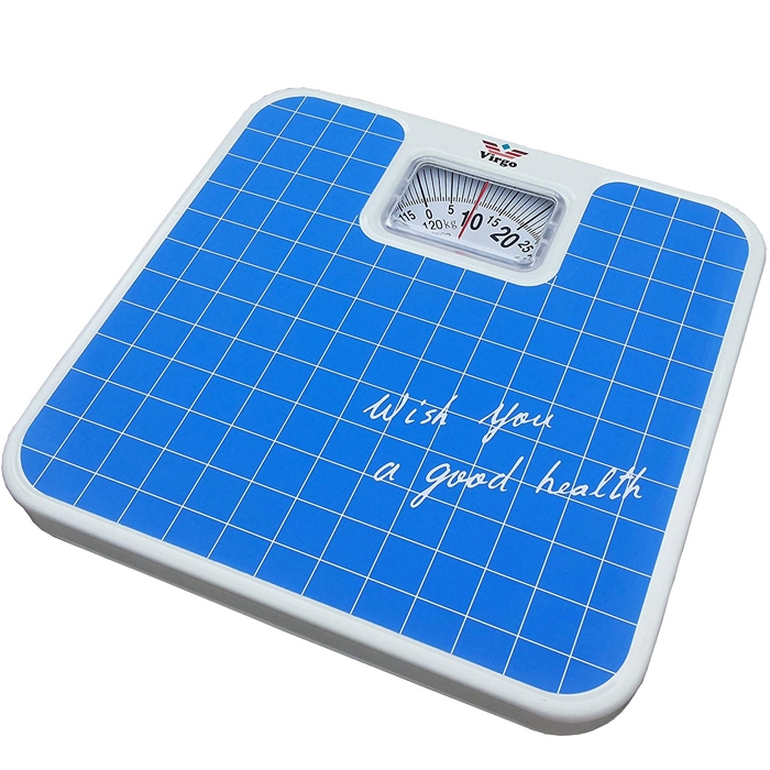 Personal-Analog/ Manual Weight Machine Body Fitness Weighing Bathroom Scale Weight Machine, Square Display Large Surface Weighing Scale Up to 120 Kg