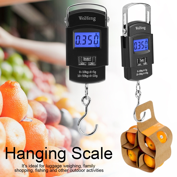 Digital Luggage Scale with Temperature Dsiplay