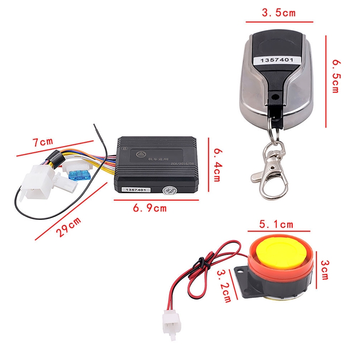 Black cat bike security system top