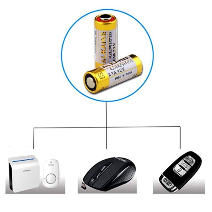 23A 12V High Voltage Alkaline Batteries Cell for Car Remote Toys Remotes  Doorbells at Rs 08/piece, New Delhi