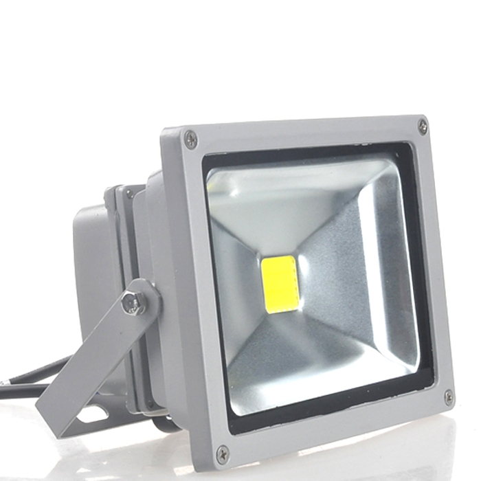 Waterproof Pure White 20W LED Flood Light AC 110-264V Spotlight For Indoor & Outdoor Use