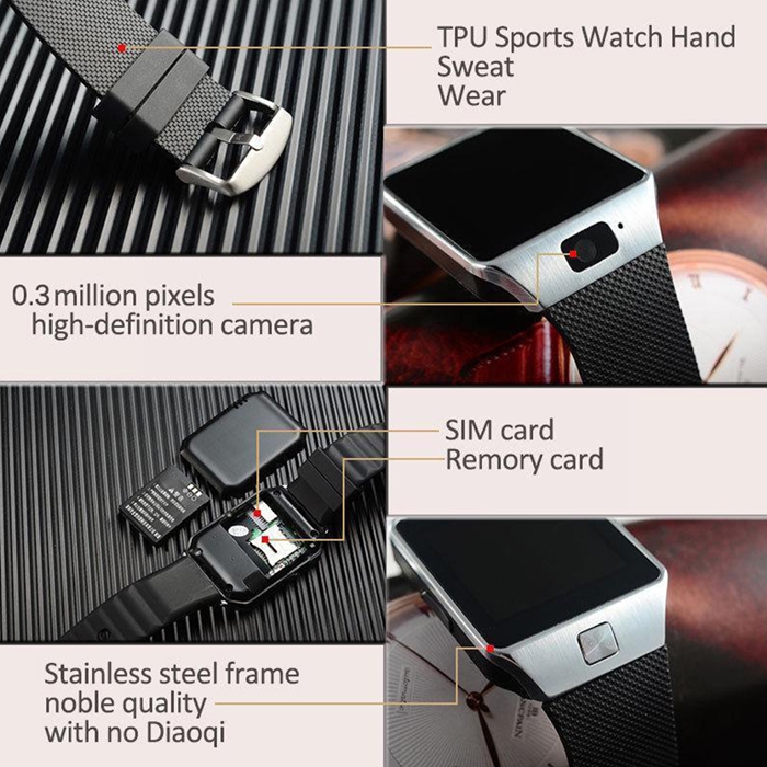 Smartwatch hotsell dz09 ios