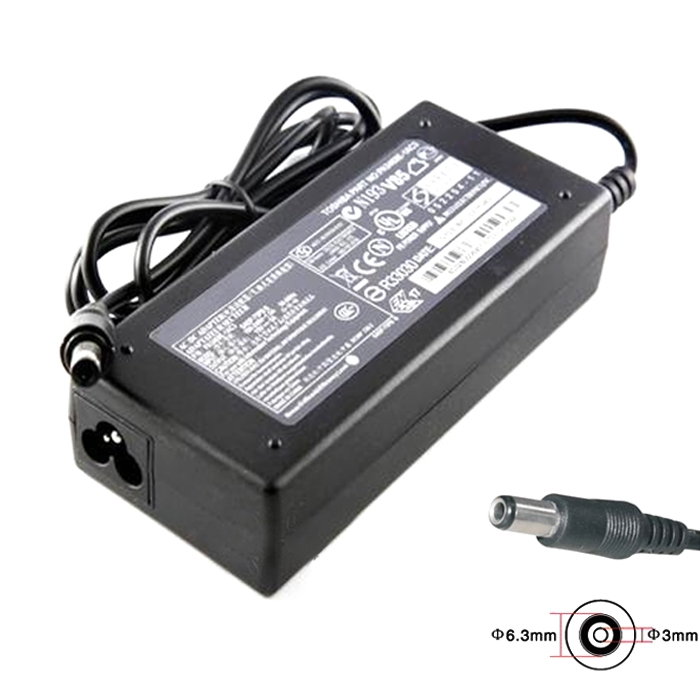 15V 5A 75W Power Adapter/ Laptop Charger Replacement for Toshiba Laptop With 6.3 x 3 mm Pin Connector