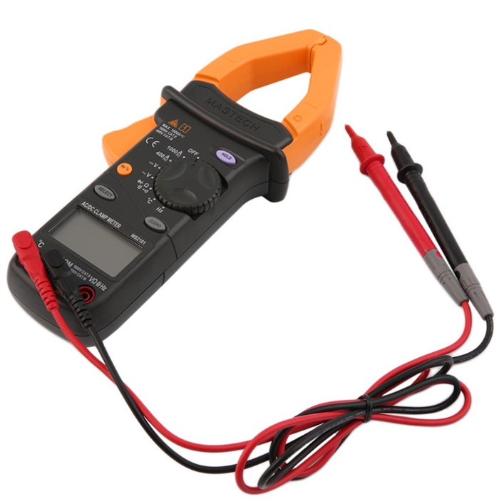 MASTECH MS2101 AC/ DC Amp Digital Clamp Meter/ Multimeter 4000 Counts With Storage Bag