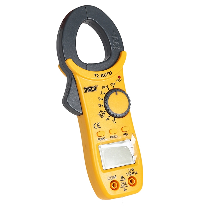 Meco 72-Auto Digital AC Clamp Meter/ Multimeter, Jaw opening-25mm, 400 A 600 V (4000 Counts)