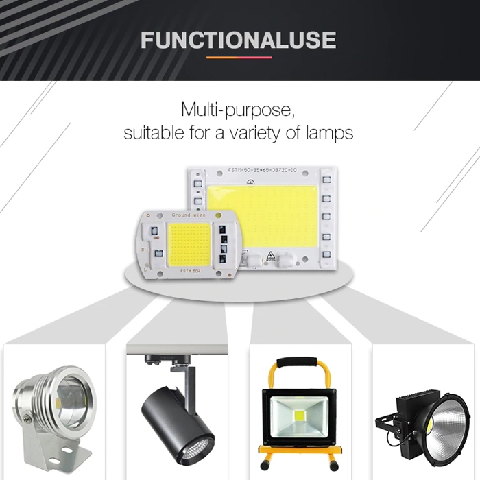 thumbnail interactive-video image 1 of VS LED Chip With Integrated 220V Driver - COB SMD Replacement For Headlights/Spotlights - 10W 20W 30W 50W Options 1 of 3